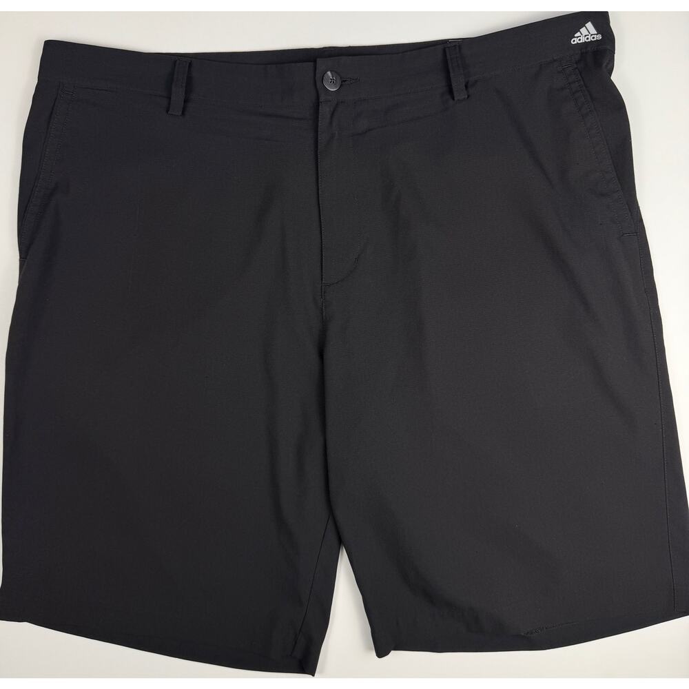 Adidas Adizero Golf Shorts Mens 40 Black Performance Stretch Flat Front